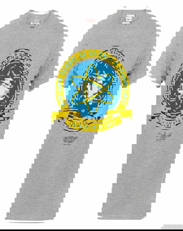 Marvel Mens Grey Spider-Man Midtown School Crest Short Sleeved T-Shirt