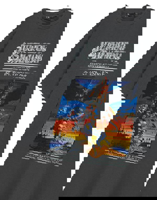 Dungeons & Dragons Mens Grey The Original Short Sleeved T-Shirt