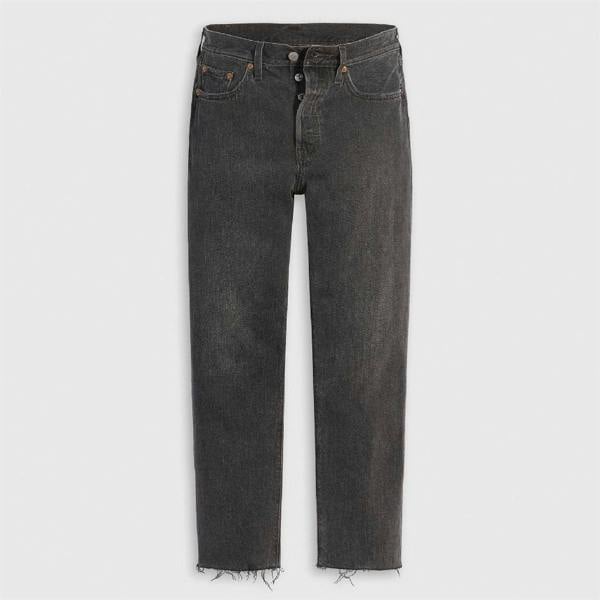 Levis Womens/Ladies 501 Straight Leg Ankle Grazer Jeans - Off My Cloud - 