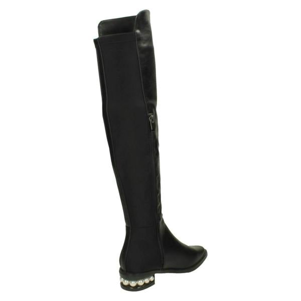 Spot On Ladies Spot On Over The Knee High Leg Boots