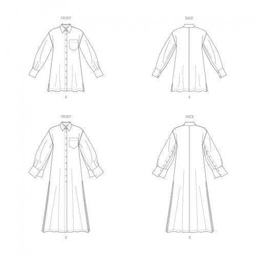Vogue Sewing Pattern 1933, Dresses for Women, A5 (6-8-10-12-14) - Intermediate