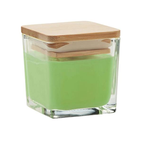 MidOcean Pila Green Apple Square Bamboo Scented Candle - Lime - 