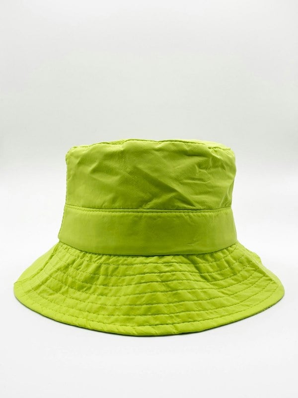 SVNX Alexis Padded Bucket Hat In Lime Green