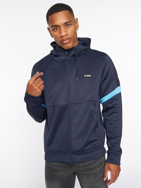 Kings Will Dream Kadar Zip Thru Hoody Navy Blazer / Swimcap