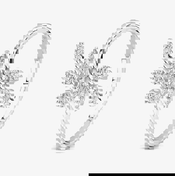 Rosa Lea Leaves Twist Ring AM-2THB013304