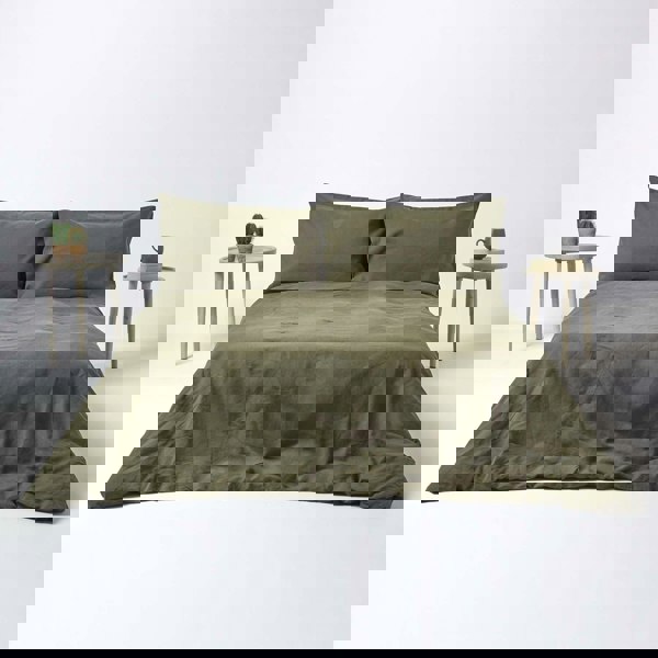 HOMESCAPES French Flax Linen Housewife Pillowcase, Standard Size