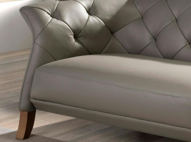 Angel Cerdá Chester sofa in grey leather 6187/6188