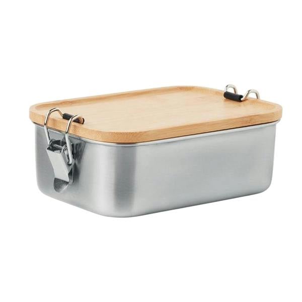 MidOcean Sonabox Stainless Steel 750ml Lunch Box - Wood - 