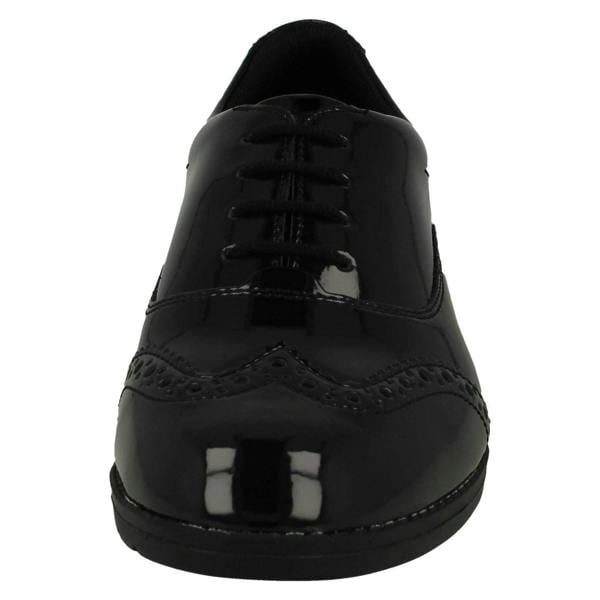 Clarks Girls Clarks Brogue Detailed Formal School Shoes Aubrie Tap