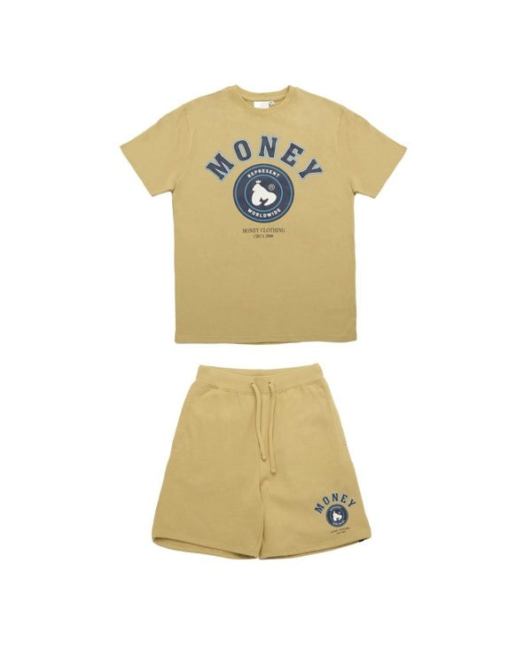 Money College Twin Set Tan