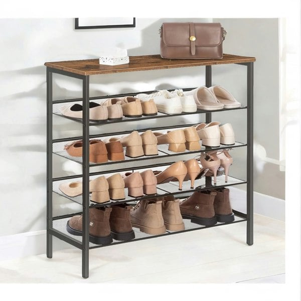 Rafaelo Mobilia 5-Tier Shoe Organizer Shelf