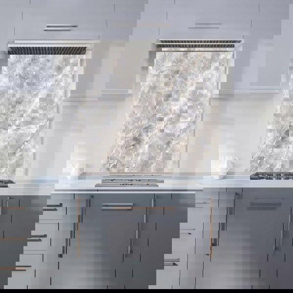 Warren Reed - Designer Polished Grey Marble Effect Kitchen Splashback