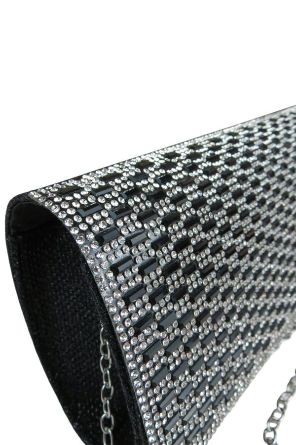 Paulo Due Diamante Tube Clutch Bag