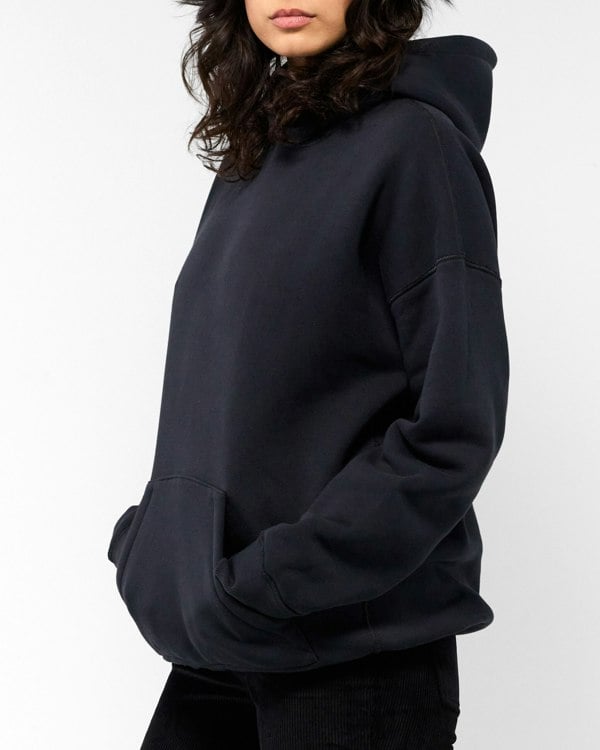 Frolickers Reversible Hoodie - Black / Moleskin