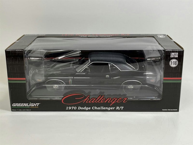 Greenlight Dodge Challenger R/T The Black Ghost 1970 1:18 Scale - 13614