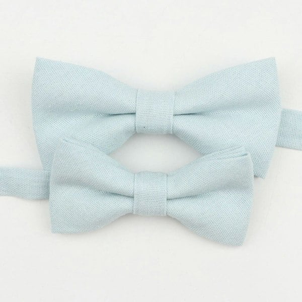Mr Townsend Suits Mr and Master Linen Bow Tie Sets
