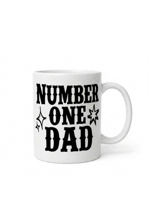 Dyzi Number One Dad Mug Ceramic Coffee Cup