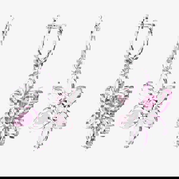 Swarovski Gema Flower Dropper Hoop Earrings 5658397