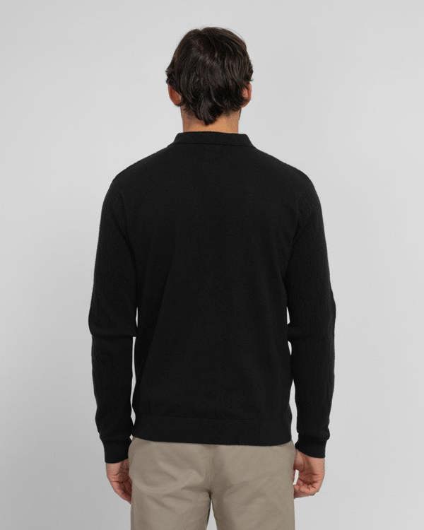 Steel & Jelly Aston - Geometric Knitted Zip-Through Cardigan