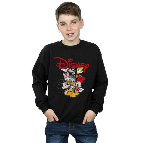 Disney Boys Mickey Mouse Crew Sweatshirt - Black