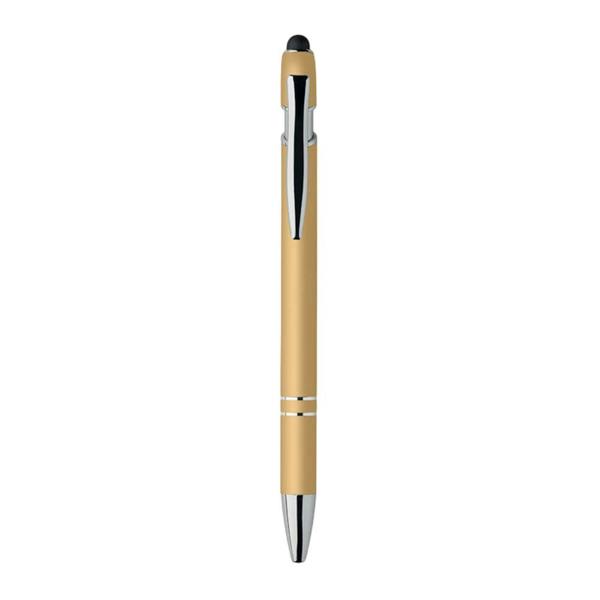 MidOcean Siparo Recycled Aluminium Stylus Pen - Gold - 