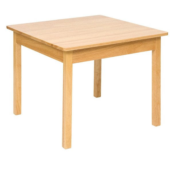 Bigjigs Toys Solid Wooden Table, Ideal For Any Playroom Or Bedroom, 51cm Tall