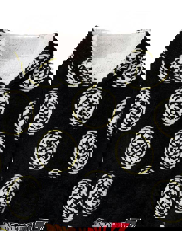 Dragon Ball Z Unisex Kids Black Logo Blanket Hoodie [dis]