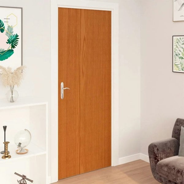 Berkfield Self-adhesive Door Films 4 pcs Light Oak 210x90 cm PVC