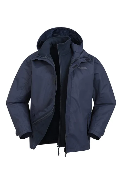 Mountain Warehouse Mens Fell II 3 in 1 Jacket - Navy