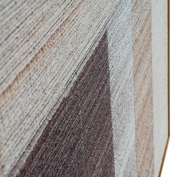 Hill Interiors Umbora Hand-Painted Framed Canvas Print - Multicoloured - 