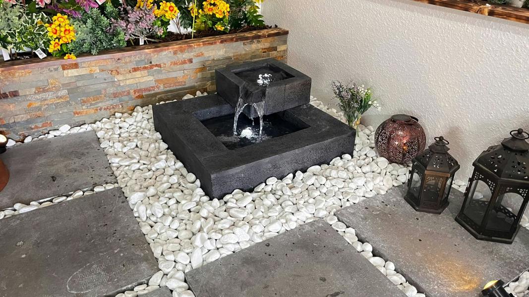 Tranquillity Water Features Oasis Pour Contemporary Water Feature
