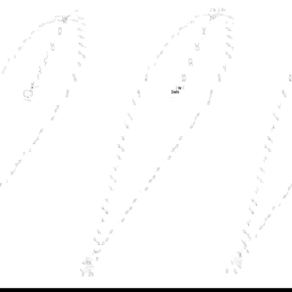 Foxhound Silhouette Silver Necklace - Personalised - MYLEE London