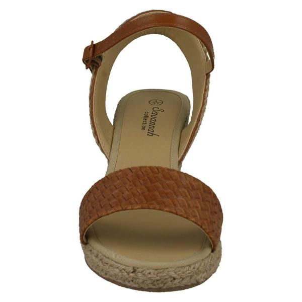 Savannah Ladies Savannah Rope Wedge Sandals