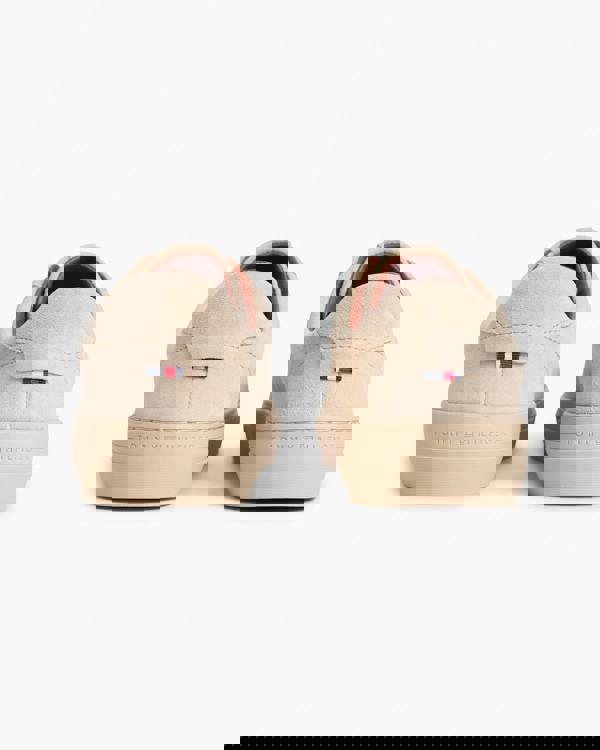 Tommy Hilfiger Park Premium Suede Mens Trainers - Sandalwood