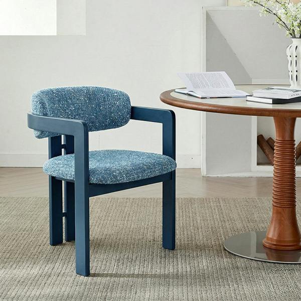 Weilai Concept Mira Curved Back Leisure Chair, Linen