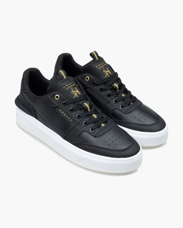 Cruyff Endorsed Tennis Leather Men's Black/White Trainers