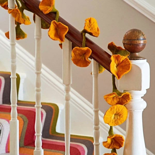 Paper High Felt Flower Garland