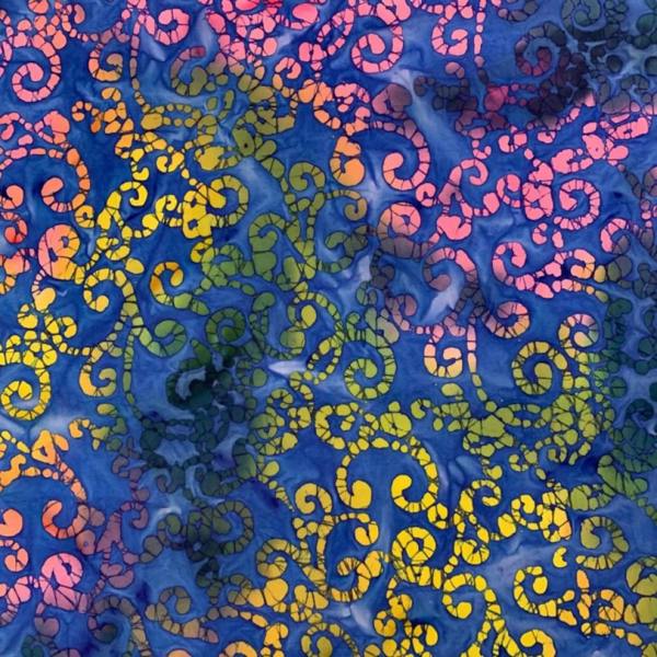 Minerva Cotton Batik Dressmaking & Quilting Fabric per metre, 110cm / 43" Wide