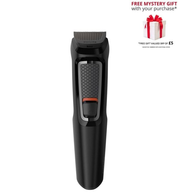 Philips MG3720/15 Series 3000 7-in-1, Face and Hair Multigroom Beard Trimmer- Free Gift RRP £10!