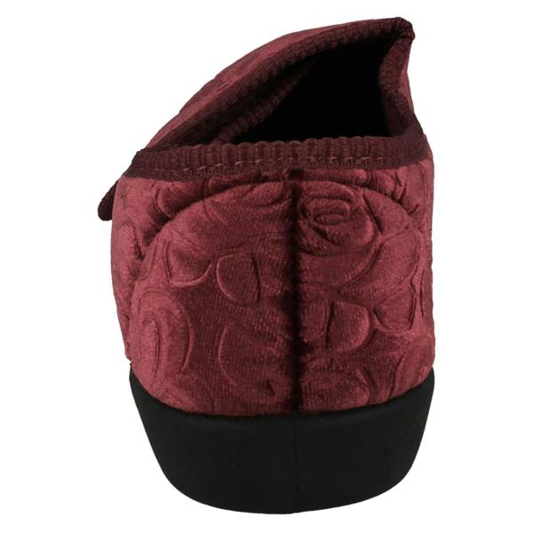 Jo & Joe Ladies Jo & Joe Embossed Floral Detailed Slippers Doreen