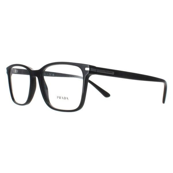 Prada Eyeglasses PR14WV 1AB1O1 Black Men