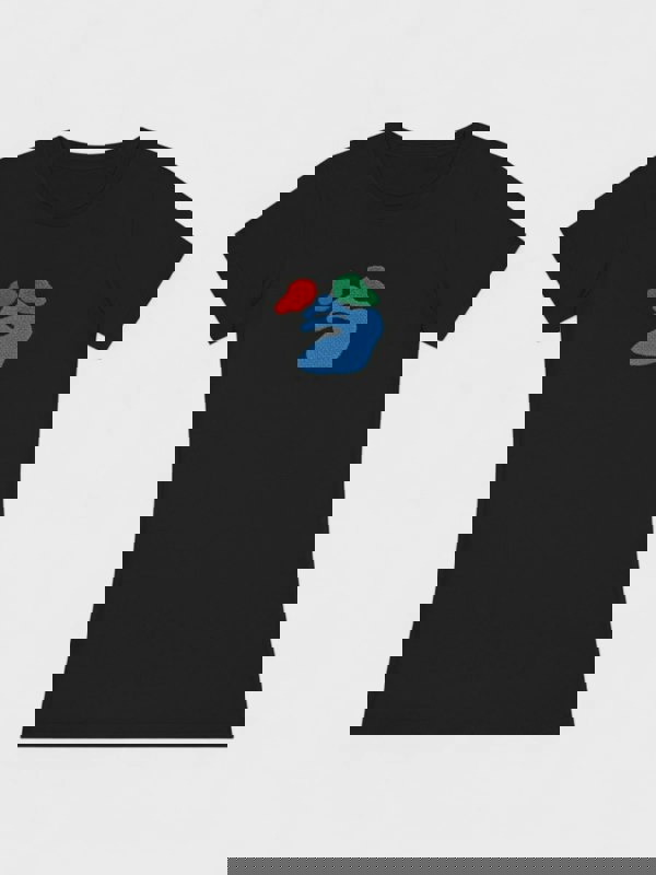 Off-White Face Logo T-shirt Black