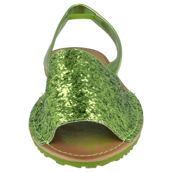 Spot On Ladies Spot On Flat Mule Slingback Sandals