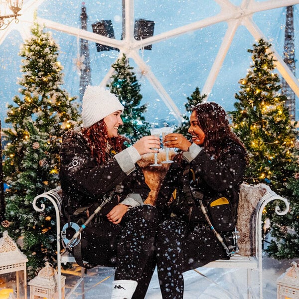 Christmas at Up at The O2 - Snow Globe Climb for Two