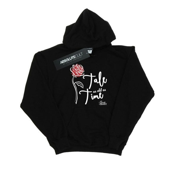 Disney Womens/Ladies Tale As Old As Time Rose Hoodie - Black