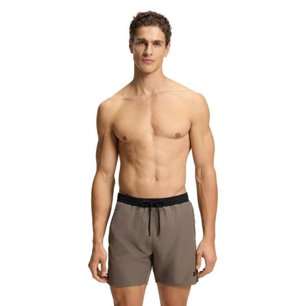 Hugo Mens Starfish Logo Swim Shorts - Brown - 