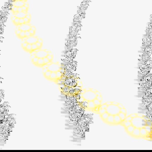 Swarovski Una Angelic Gold Tone Plated White Crystal Necklace 5751560