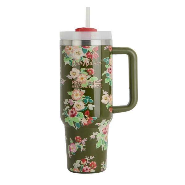 Regatta Cath Kidston Floral Thermulate Insulated 1.2L Travel Mug - Khaki - 