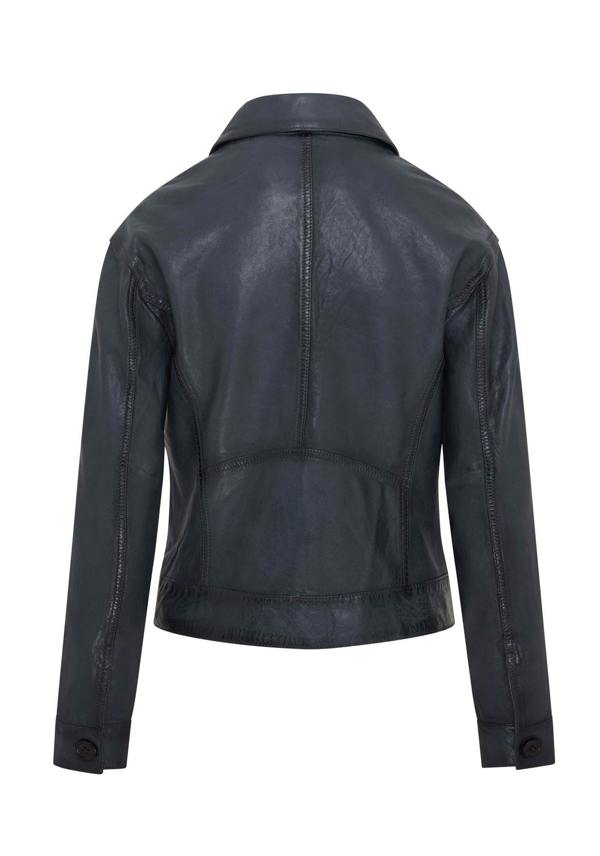 Infinity Leather Womens Retro Biker Leather Jacket - Kopervik