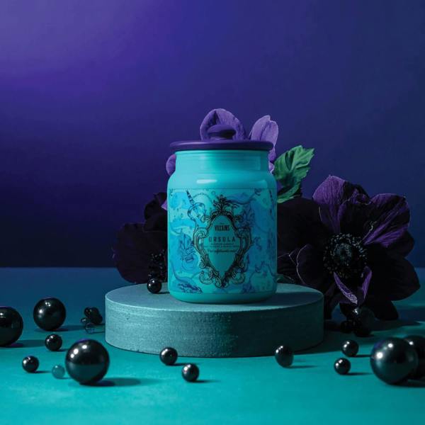 Disney Candle Disney Ursula Sea Flower Black Pearl Ceramic Candle